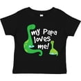 thumbnail image 3 of Inktastic My Papa Loves Me Dinosaur Boys Toddler T-Shirt, 3 of 5