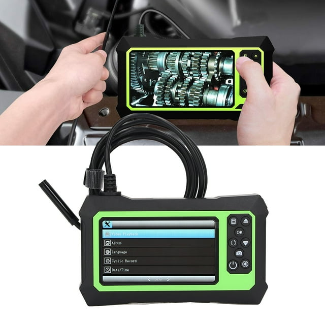 Endoscopio Industrial ANGGREK HD Boroscopio Cámara de Inspección Digital Pantalla LCD 43 Pulgadas Impermeable IP67