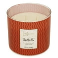 thumbnail image 5 of Mainstays 3-Wick Textured Wrap Cranberry Mandarin Candle, 13-Ounce, 5 of 6
