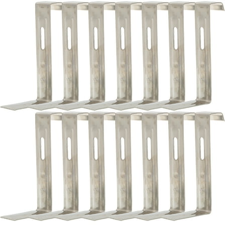 Hemoton 20Pcs Roof Tile Clips Heavy Duty Roofing Tile Fixed Iron Clips Replacement Parts