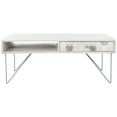 thumbnail image 7 of SAFAVIEH Reveena Bohemian Coffee Table, White Wash/Silver, 7 of 7