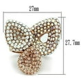 thumbnail image 2 of Brass Ring Top GRD Crystal Multi GL219 for Women Style Rose, 2 of 4