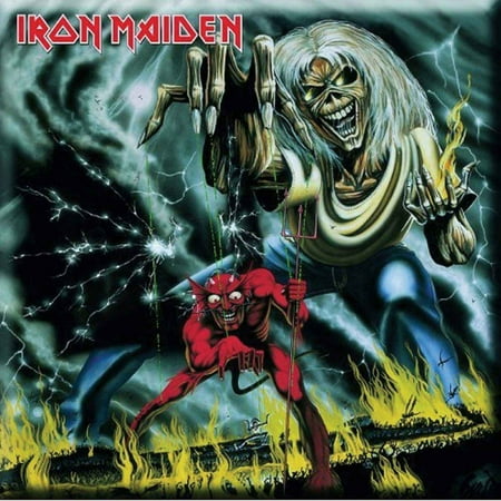 

Iron Maiden Number of the Beast new Official 76mm x 76mm Fridge Magnet