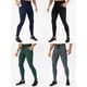 thumbnail image 4 of Mallas deportivas para hombre con bolsillos, cintura elástica, cordón, mallas cónicas para correr Irfora Verde oscuro/2XL, 4 of 7