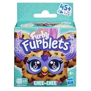 Furby Furblets Chee-Chee Mini Cheetah Friend, Electronic Plush Toys for Girls & Boys, School Backpack Charms, 6+