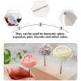 thumbnail image 3 of MasteelfCA 10pcs Stainless Steel Pastry Sticks Useful Flower Nails Cake Decorations (Silver), 3 of 7