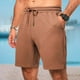 thumbnail image 1 of WILLBEST Pantalones Cortos Cargo para Hombre, de Lino, Holgados E Informales, para Playa, Transpirables, de Mezcla de Lino, para Verano, para Correr y Relajarse., 1 of 3