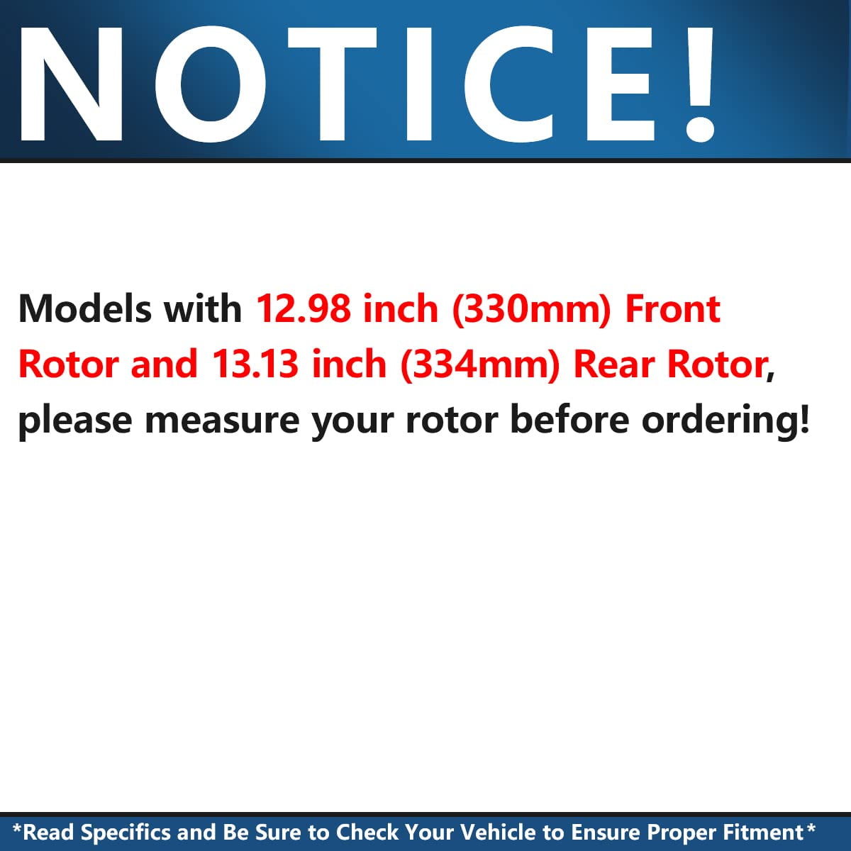 Detroit Axle - Brake Kit for 09-14 Honda Pilot 07-13 Acura MDX ZDX Drilled Brake Rotors Ceramic Brakes Pads : 12.98" Front and 13.13" Rear Rotor
