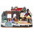 thumbnail image 2 of Recién llegado, puerta de Navidad, caja de bolas de soldado, campana, lámpara de luz de flores, linterna, tienda de juguetes, vela, carrusel de dulces, columpio, pueblo de resina, 2 of 3