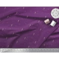 thumbnail image 2 of Soimoi Purple Georgette Viscose Fabric Abstracts Abstract Printed Craft Fabric by the Yard 42 Inch Wide, 2 of 3