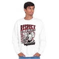 thumbnail image 4 of Cool Rich Popeye Respect The Hustle Men's Crewneck Sweatshirt Brisco Brands X, 4 of 6