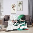 thumbnail image 5 of My Hero Academia Blanket, Anime Throw Blanket For Couch Sofa Bed, Soft Cozy Lightweight Warm Flannel Blanket, Home Decor, Anime Gifts For Boys Girls Kids Teens, 60"X50", 5 of 9