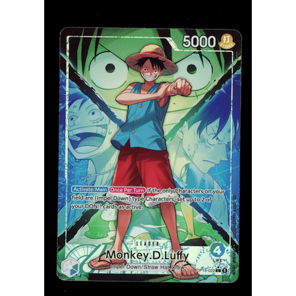 Near Mint 2026 Bandai One Piece Card Game Time of Battle OP06-022 Monkey D. Luffy Parallel Rare