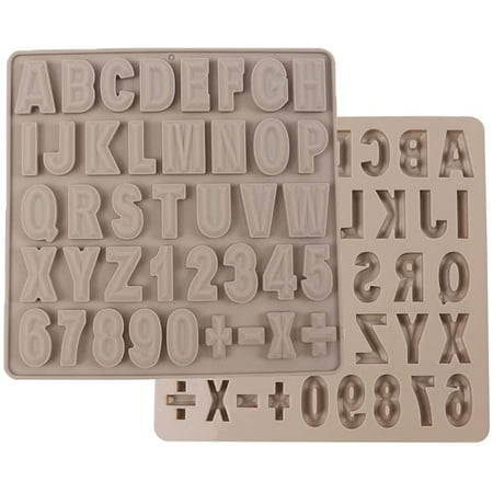 DIY Candy Chocolate Symbol Alphabet Mold, Epoxy Resin Texture Letter