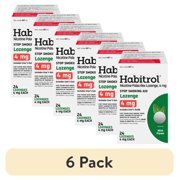 (6 pack) Habitrol Nicotine Lozenges 4mg Mint Flavor Stop Smoking Aid to Reduce Withdrawal Symptoms, 24 Count