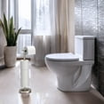 thumbnail image 2 of Gatco 1448SN Latitude II 22" Standing Tissue Holder with Storage, Satin Nickel, 2 of 5