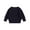 Dark Blue, variant on Kids Sweater Round Neck Long Sleeve Army Green Pullover Sweater Warm Fall Winter Clothes Toddler Sweater 3-6 Months