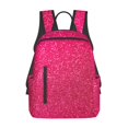 thumbnail image 1 of Balery Rose Red Glitter Mochila Ligera para Hombres y Mujeres – Resistente y Impermeable, Ideal para la Escuela, el Trabajo, los Viajes y el Uso Diario, 1 of 7