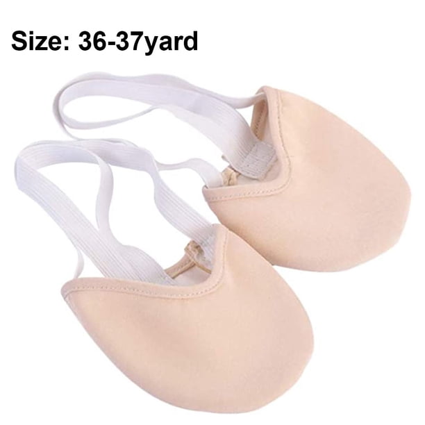 1 par de zapatos de piel de oveja con fondo suave para baile, media suela de PU, zapatos giratorios para Ballet Jazz, mujeres/hombres/adultos, zapatos con garra de gato, zapatos de Ballet, zapatos de