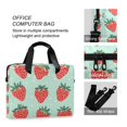thumbnail image 4 of FORMRS 16" Laptop Bag Carrying Sleeve Case with Handle Travel Shoulder Briefcase, Red Strawberry, 4 of 8