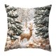 thumbnail image 2 of Christmas Pillow Cover Holiday Decoration Polyester Linen Sofa Couch Throw Pillow Case for Living Room Bedroom Seasonal Home Decor Gift, 2 of 6