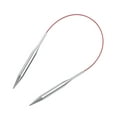 thumbnail image 3 of Uxcell Size US 11 Knitting Needles Circular Needle 16 inch Round Metal Stainless Steel Needle for Handmade Projects DIY Knitting, 3 of 6