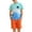 Sky Blue, variant on ibiyuan Little Boy Clothes Kids Outfits Boys Sets Graphic Hearts Lightweight Short Sleeve T-Shirt Tops Shorts Set 2-Piece,6-7 Years,Sky Blue