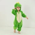 thumbnail image 4 of ATAIKU Baby Animal Dinosaur Onesie Flannel Hooded Romper for Infant Winter Playsuit Jumpsuit for Boys and Girls Toddler Overall Outfit, 4 of 9