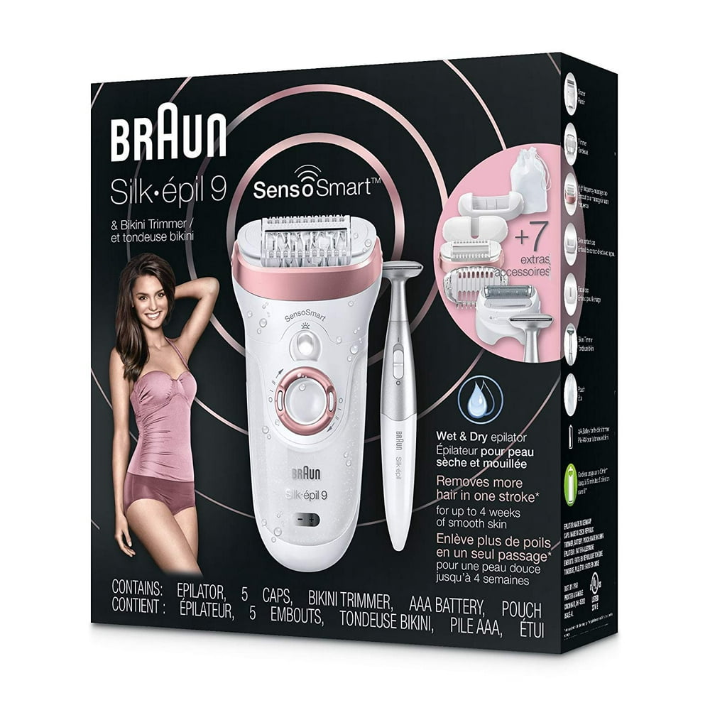 Braun Epilator Silk Epil 9890 Sensosmart Electric Shaver