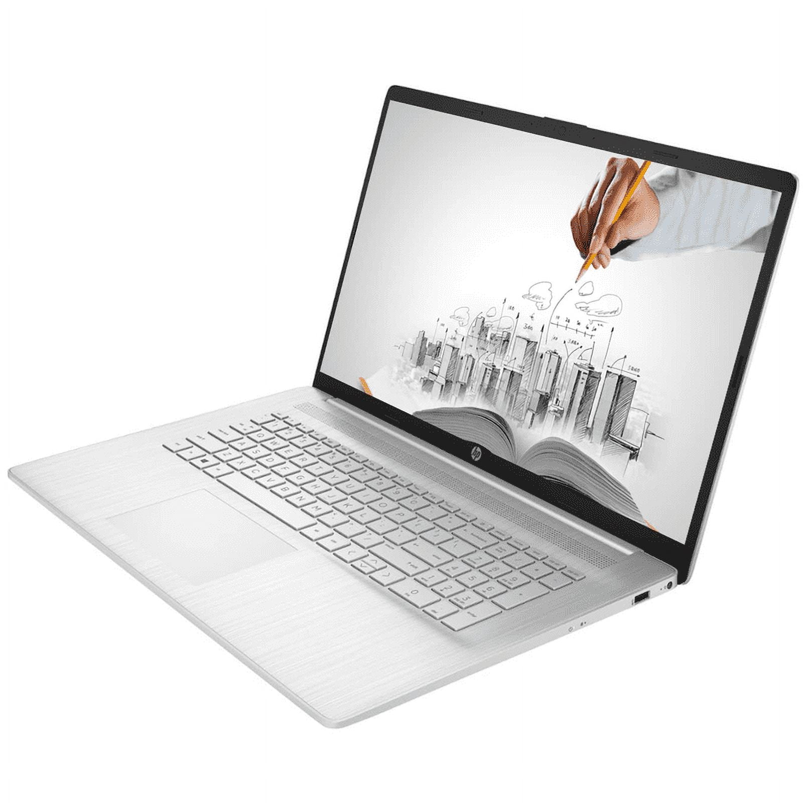 HP Newest Business Laptop, 17.3" FHD, Intel Core i3-1125G4, 32GB RAM, 2TB SSD, HDMI, Webcam, Wi-Fi 6, Windows 11 Home, Mouse Pad, Silver