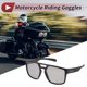 thumbnail image 2 of 1 juego de gafas de montar para motocicleta anti-reflejo Tri-Acetato de Celulosa TR gafas de sol de ciclismo lente gris claro marco negro gris, 2 of 6