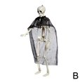 thumbnail image 1 of D Halloween Movable Skeleton Human Model Skulls Full Body Mini Figure Scary 4 W5 G8Q4, 1 of 9