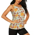 thumbnail image 2 of Lsque Hearts And Autumn Leaves Printed Workout Tank Tops for Women, Athletic Sports Tank Tops, Compression Sleeveless Dry Fit Shirts,Sleeveless Yoga Shirt-XX-Large, 2 of 9