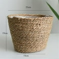 thumbnail image 1 of SDNall Cache-Pots Panier de Rangement Plante Panier Tressé Jardinière Pot de Fleurs en Paille, 1 of 9
