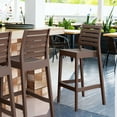 thumbnail image 2 of 42.5" Brown Solid Refined Patio Bar Stool, 2 of 8