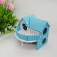 thumbnail image 3 of Visland PVC Hamster House, Compound Villa Design, Funny Living Hut Nest Toy for Small Animals Like Dwarf Hamster and Mouse, 3 of 6