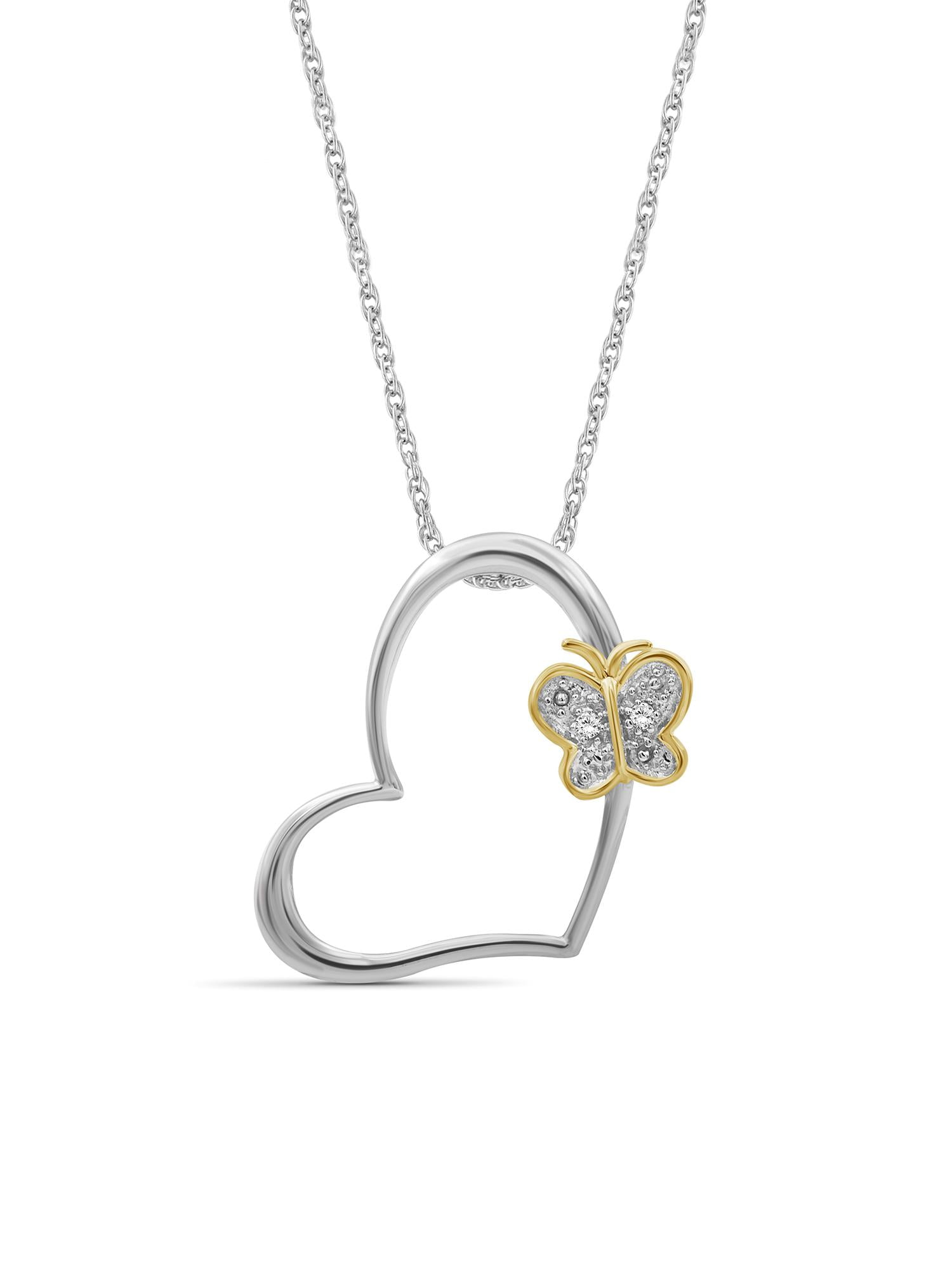 Details about   14K Yellow Gold Finish Women's Open Heart Pretty Necklace For Special Gift