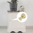thumbnail image 1 of OULII Cabinet Handles Single Hole Golden 2Pcs Advanced Technology For Bedroom Cabinets 1.4X1Inch, 1 of 8