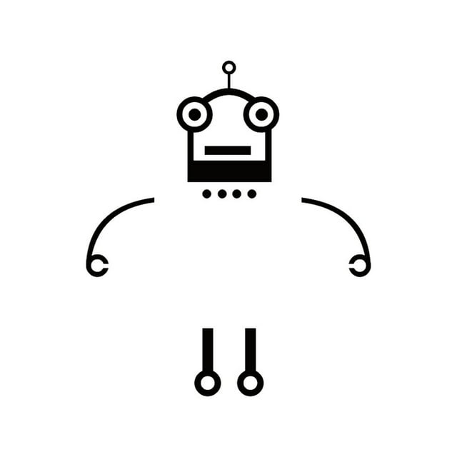 Cartoon Robot Switch Wall Sticker Adhesive PVC Wallpaper Bedroom TV Sofa Background DIY Removable Decals