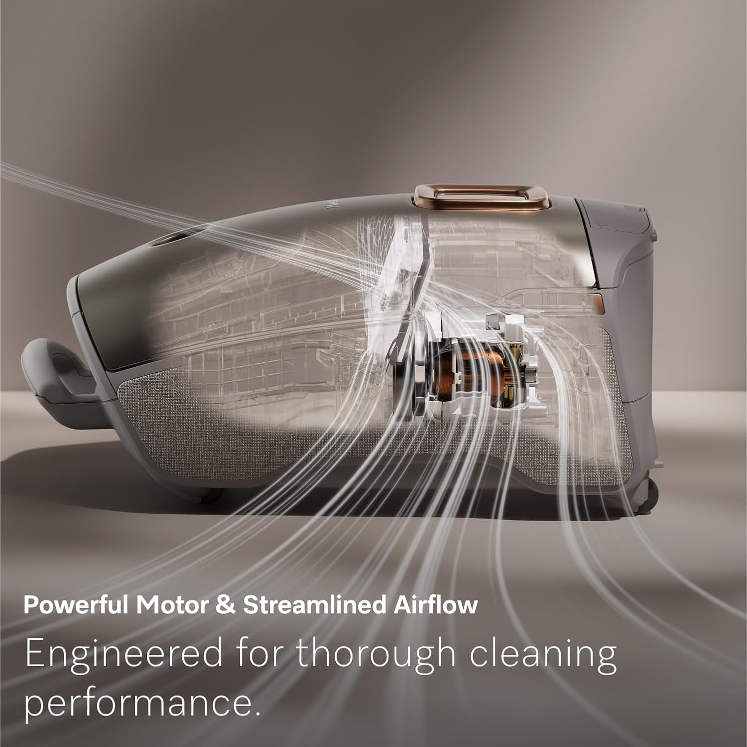 Miele Guard L1 Electro Bagged Canister Vacuum Cleaner with HEPA AirClean Filter, Electro Plus Floorhead, AllTeQ Universal Floorhead and LCD Display, Titanium Pearl Finish