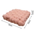 thumbnail image 6 of Ludlz Throw Pillow Elastic Fluffy Soft Touching Sherpa Square Woven Chair Seat Cushion Pillow Home Supplies, 6 of 8