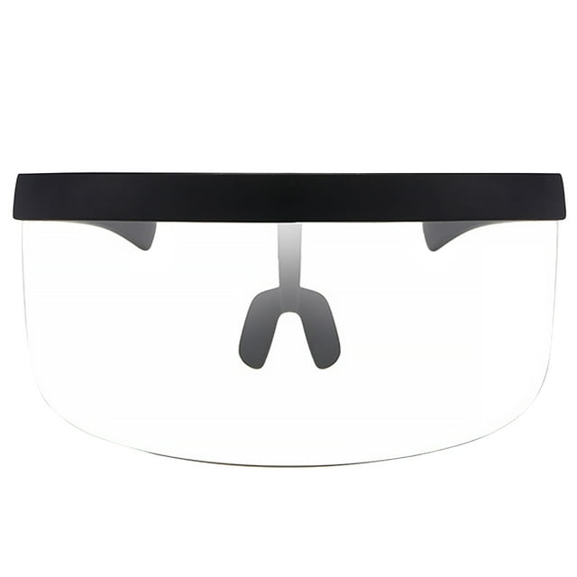 fastboy Huge Visor Windproof Half Face Shield Anti-UV Mirror Lens Sunglasses Retro Protector Eyewear