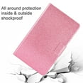 thumbnail image 5 of Dteck Case for Samsung Galaxy Tab A 8.0" SM-T290 T295 (2019 Released),Magnetic Bling Glitter PU Leather Card Holder Wallet Folio Kickstand Shockproof Cover 8-inch, Pink, 5 of 5