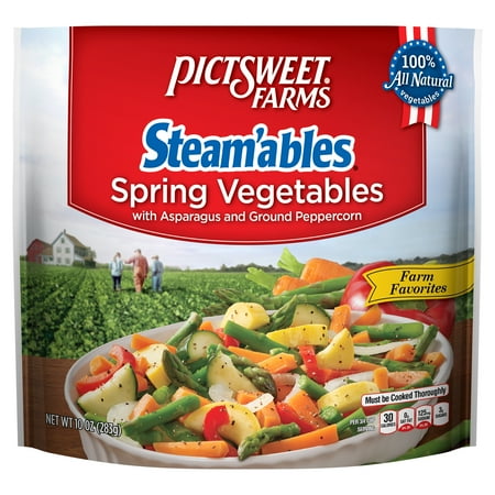 Pictsweet Farms® Steam'ables® Farm Favorites Spring Vegetables, Frozen 10 oz.