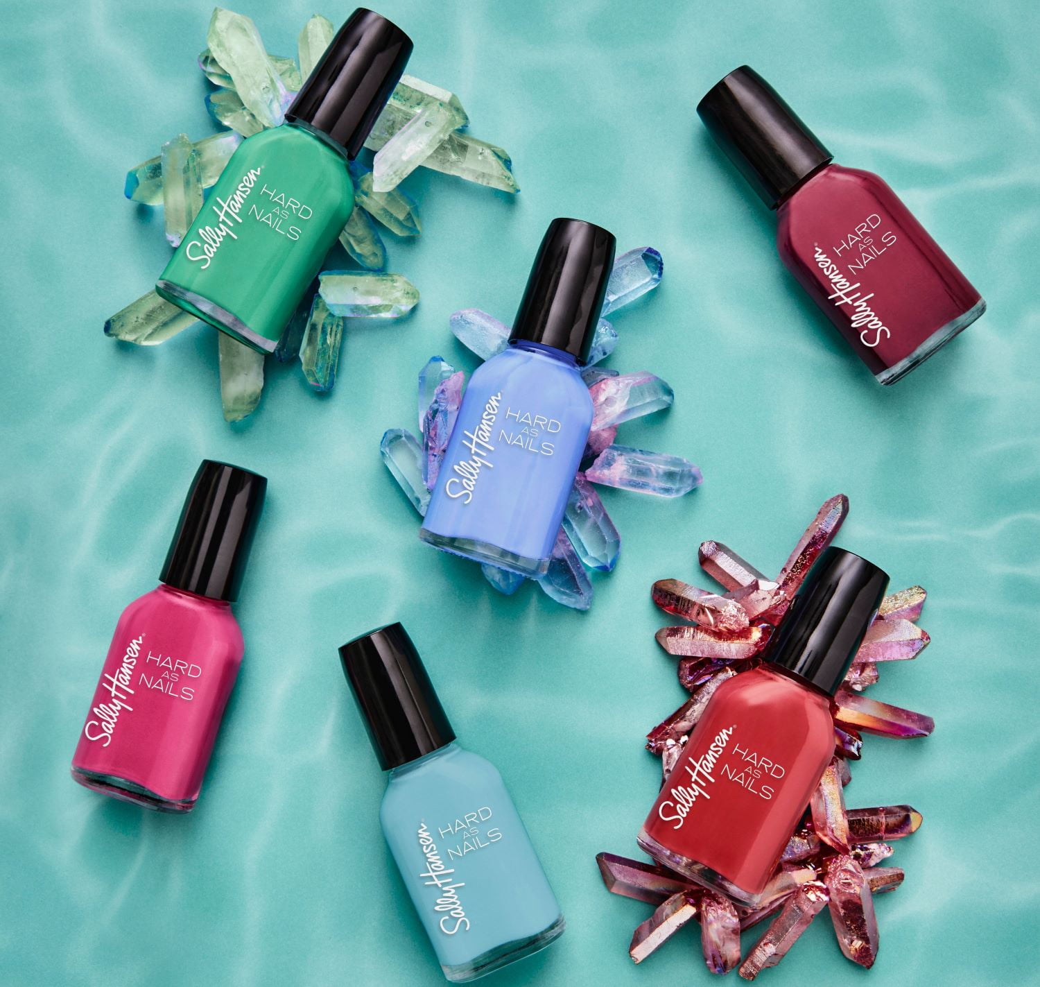 (3 pack) Sally Hansen Hard as Nails Nail Polish, On The Rocks, 0.45 oz, No Chipping or Splitting
