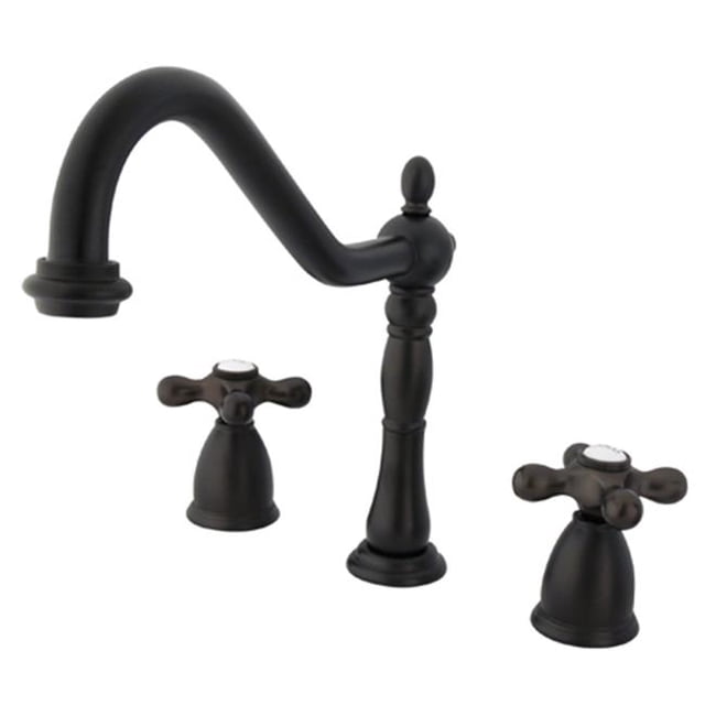 Kingston Brass KB1795AXLS Robinet de Cuisine Central 8 Po Sans Terrasse