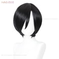 thumbnail image 5 of Disfraz del juego Ada Wong para adultos, traje con tirantes para Halloween, Carnaval, rojo, peluca corta negra, 5 of 5