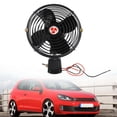 thumbnail image 1 of Heavy Duty Car Fan 12V Car Cooling Fan with 2 Speed Switch, Metal Electric Vehicle Fan for Truck RV Car Boat Bus, Advanced Noise Reduction Technology Vehicle Air Circulator, 1 of 7