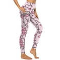 thumbnail image 3 of Hello Kitty High Waisted Leggings for Women, Yoga Pants with Pockets, Soft Athletic Tummy Control Pants for Running Yoga Workout, 3 of 5