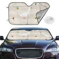 thumbnail image 2 of Uemuo Funny Goose1 Pattern Accordion Car Windshield Sun Shade, Foldable Reflective Sun Visor for Car, Reflector Windshield Sunshade-Medium, 2 of 7